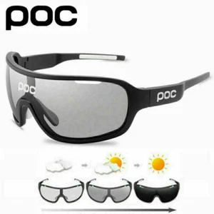 Cycling Goggles POC Photochromic Polarized Sunglasses Gift Glasses Sports New UK - Picture 1 of 18