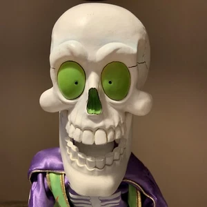 Gemmy FREAKY GEEKS Animated SKELETON Super Freak MUSIC Dancing HALLOWEEN READ - Picture 1 of 8