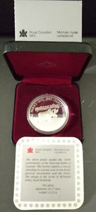 1985 Canada National Parks Centennial Dollar, .500 Silver w/COA 23.33g - Picture 1 of 4