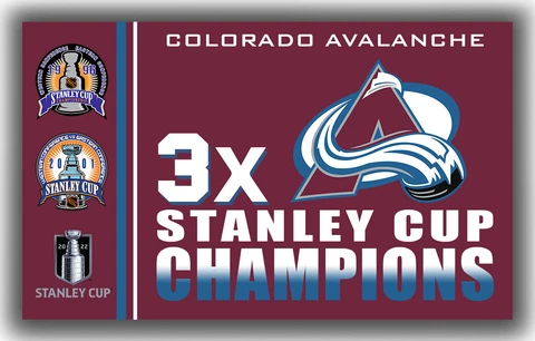 Colorado Avalanche Hockey Champions 3X Flag 90x150cm 3x5ft Winners best banner Cover