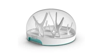 Esterilizador de vapor para microondas Nanobebe verde azulado sin BPA, PIEZAS DE BIBERÓN Y EXTRACTOR DE LECHE Foto 1 de 4