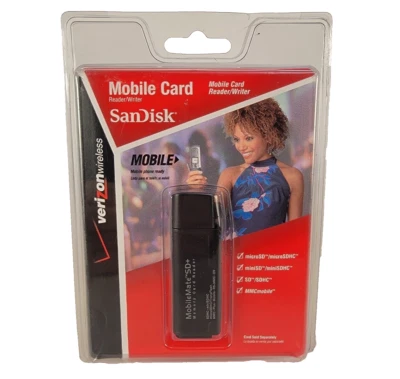 Transfer Files Between Phone & Computer SanDisk sddr-104-v10m Mobile card Reader - Image 1 of 4
