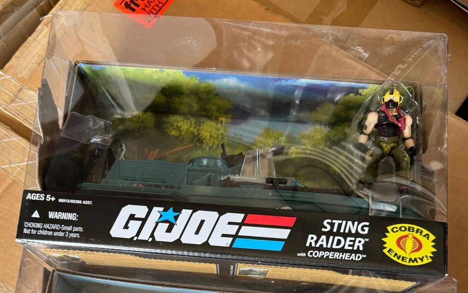 Hasbro G.i. Joe 2008 25th Anniversary Sting Raider With Copperhead