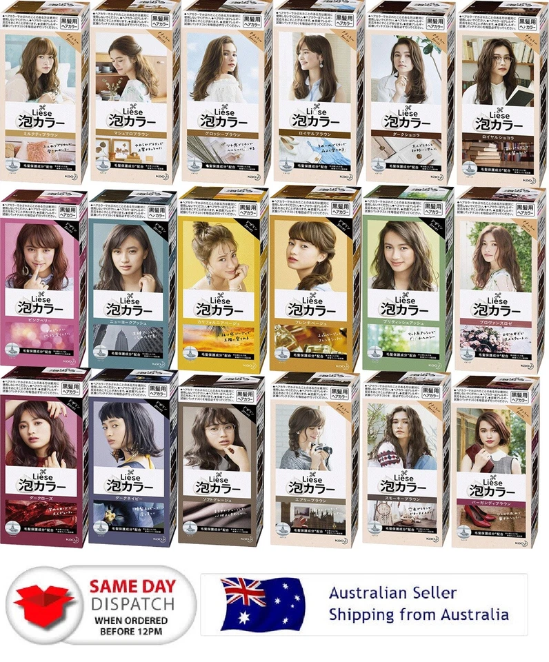 Japan Kao Liese Prettia Foaming Hair Colour Dying Kit 日本花王liese莉婕泡泡染发剂 内附赠染发后护发素 - image 1 of 4