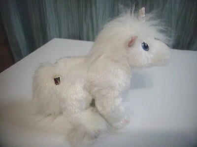 GANZ Webkinz Lil Kinz Unicorn No Code HM069 Stuffed Animal Plush White - Image 1 of 4