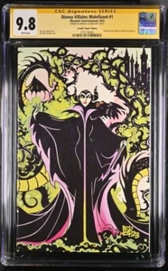 Disney Villains Maleficent #1 CGC SS 9.8 NM/Mint Signed Danielle Otrakji - Picture 1 of 2