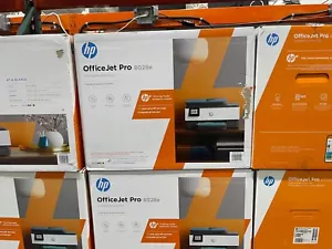 HP OfficeJet Pro 8028e stampante multifunzione wireless AIO a colori scanner fotocopiatrice fax. - Foto 1 di 7