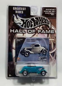 Hot Wheels 2003 HALL OF FAME 1934 3 Window  Greatest Rides Blue