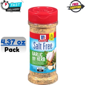 McCormick Salt Free Garlic and Herb Seasoning, 4.37 oz Free Delivery (Pack of 1) - Picture 1 of 9