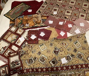 Debbie Mumm Cranston VIP Stoff Set 1 Pfund 11 Unzen Vintage Country Quilten Baumwolle - Bild 1 von 20