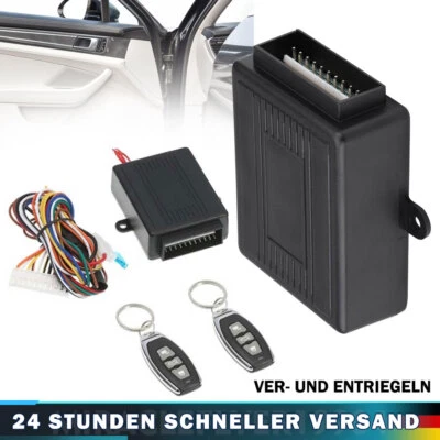 12V Für Nachrüsten KFZ/PKW Universal Funkfernbedienung FB Zentralverriegelung ZV - Bild 1 von 4