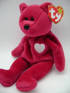 Valentine 14. Februar Ty Beanie Babys Baby Valentina roter Bär neuwertig nicht mehr produziert  - Bild 1 von 15