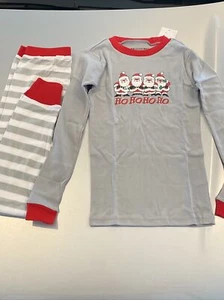 Ho Ho Christmas PJ’s Santa Youth Kids Size 8 Medium New - Picture 1 of 5