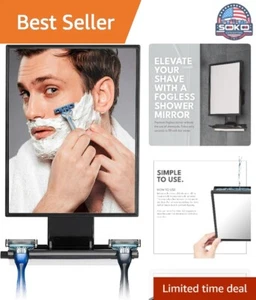Thin Frame Fogless Shaving Mirror - Stylish Shower Must-Have with Clean Finish - Picture 1 of 11