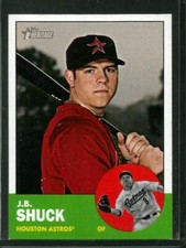 2012 Topps Heritage #77 J.B. Shuck Astros NM-MT 