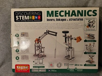 Engino Discovering Stem Mechanics Levers Linkages & Structures Building Kit Toy - Image 1 of 2