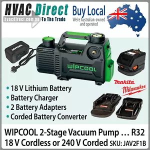 Only AUS Vacuum Pump with Multi Power Options - Run with 18V Battery or use 240V - Picture 1 of 5