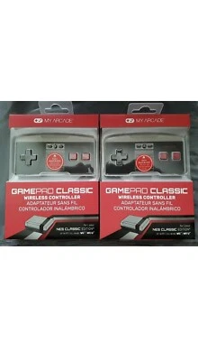 Lot 4 NEW & SEALED GamePad Classic Wireless Controller for NES Classic Edition - Image 1 of 2