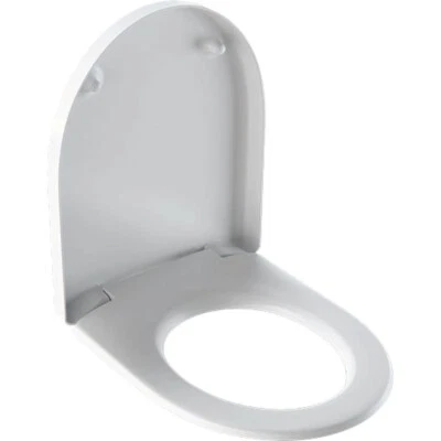 Geberit WC-Sitz iCon Scharniere Messing verchromt, mit Absenkautomatik 574130000 - Bild 1 von 2