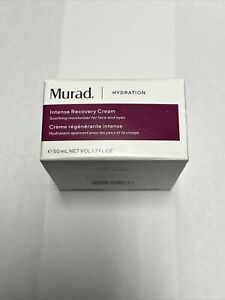 Murad Intense Recovery Cream 1.7 fl oz Soothing Moisturizer for Face & Eyes NEW