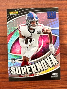 2024 Panini Instant Malik Nabers Supernova Limited Print Rookie Card #22 RC /451 - Picture 1 of 2