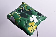 PUTTER COVER GREAT DESIGN FITS SPIDER PUTTER GREEN THREE LEAF CLOVERS
