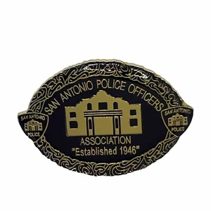 San Antonio Texas Police Officers Association Law Enforcement Enamel Hat Pin - Picture 1 of 7