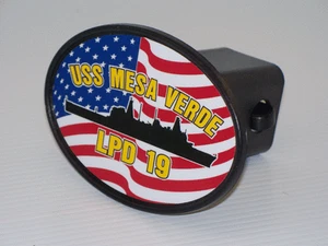 USS MESA VERDE LPD 19 Hitch Cover Military USN U S Navy - Bild 1 von 4