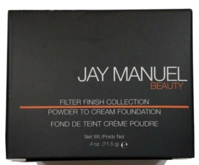 NIB JAY MANUEL Filter Finish Collection Powder  Cream Foundation MEDIUM 1~Lot 2~ - Image 1 of 4