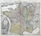 France Frankreich Bretagne carte map Karte Homann Delisle Kupferstich 1741