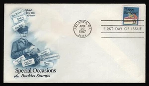 #2272 22c Happy Birthday!, Art Craft FDC **ANY 5=FREE SHIPPING** - Picture 1 of 1