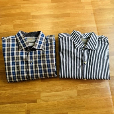 Thomas Dean Camisa A Cuadros Botones Paquete Talla Niños 18/20 Nuevo Sin Etiquetas Algodón  Foto 1 de 4