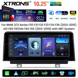 10.25" for BMW 3 Series NBT F30 F31 Android 14 Car Screen Upgrade GPS 8+256G 4G - Picture 1 of 24