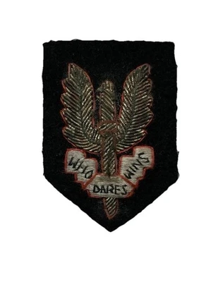 Insigne Béret Cap Badge SAS Who Dares Wins Officier GB France Libre FAFL - WW2 - Photo 1/4
