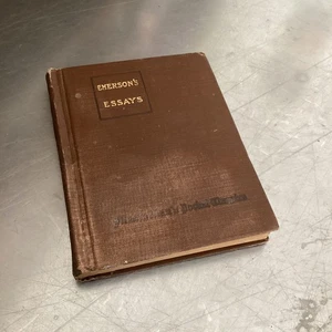 Ralph Waldo Emerson’s Essays Copyright 1919 Small Book Original 1905 Antique - Bild 1 von 10