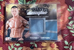 2010 Topps WWE Elimination Chamber Randy Orton Matt Used Canvas Relic EC-4 - Picture 1 of 2