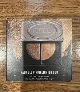 SmashBox Halo Glow Highlighter Duo Golden Bronze - 0.17oz - NWB - Picture 1 of 9