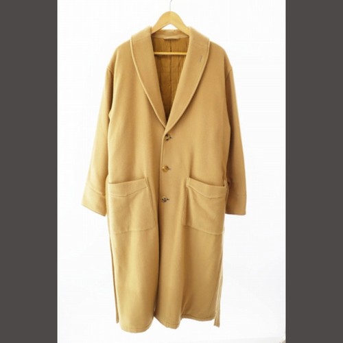 VETEMENTS Cappotto chester lana irochese 183205 2 cammello beige vintage abbigliamento vettoriale usa