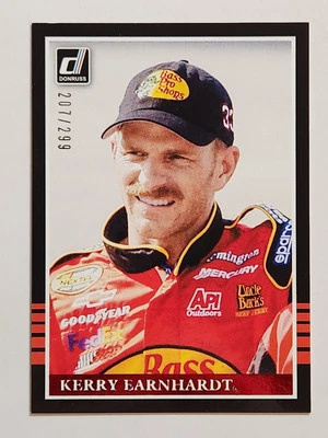 2018 Panini Donruss NASCAR Racing Retro #114 Kerry Earnhardt Red Foil #207/299 - Image 1 of 2