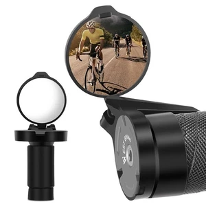 West Biking Fahrrad Rückspiegel 360° Rotation Bike Bar End View Mirror 1Pcs - Bild 1 von 24