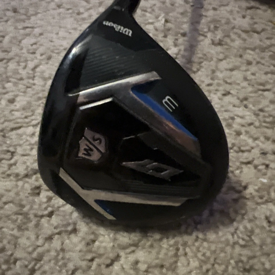 Wilson D7 45.5 #3 Hybrid Fairway Wood UST Mamiya Helium S Flex 59 Grams EUC - Image 1 of 4