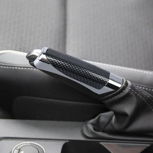Carbon Fiber Style Car Hand Brake Cover Protector Handle Cover Decor Accessories - Picture 1 of 9