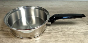 LIFETIME T304CC Skillet/Saucepan 6ply Custom Design Stainless USA SHINY - Picture 1 of 7