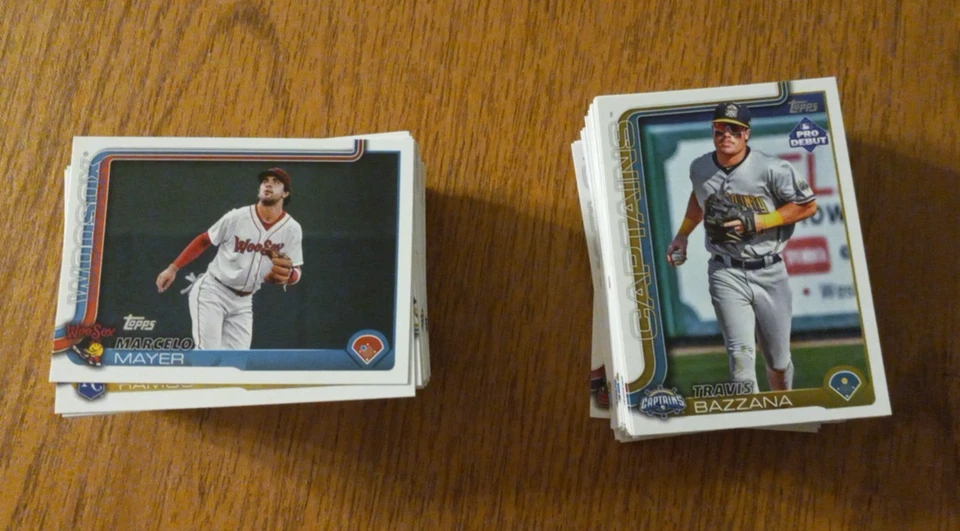 2025 Topps Pro Debut Baseball Single Cards #1 to #200 Create Own Lot - Image 1 of 1