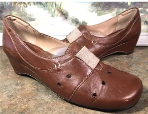 Josef Seibel Womans Brown Loafer Leather Comfort Shoe Size 9.5M 87478 - Picture 1 of 10