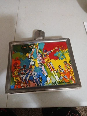 Pre-owned LeRoy Neimann Satin Wood Distillery Basketball Bottle; 1 of 4; 1979 - Image 1 of 4