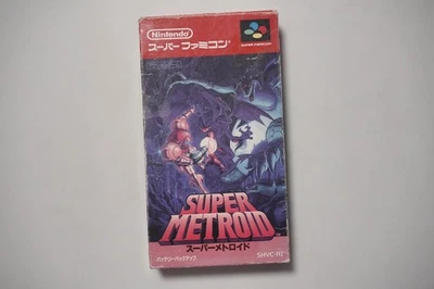 Juego Super Famicom Super Metroid en caja Japón SFC vendedor de EE. UU. Foto 1 de 4