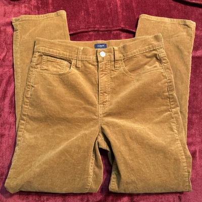 J. Pantalones de pana Crew para hombre marrón dorado talla 28 x 28 DD Foto 1 de 4