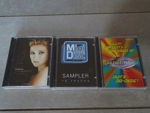 MINIDISC SAMPLER 3X CELINE DION PLANETMEDIA SONY DAS ORIGINAL - Picture 1 of 9