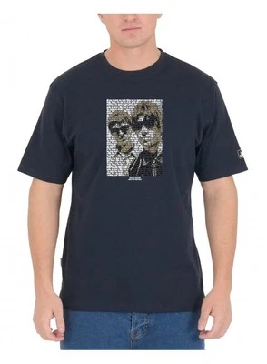 Peaceful Hooligan Oasis Brothers T-Shirt Navy - Bild 1 von 4